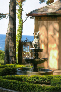 Fountain at the main house